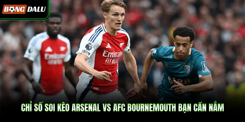Chỉ số soi kèo Arsenal vs AFC Bournemouth bạn cần nắm